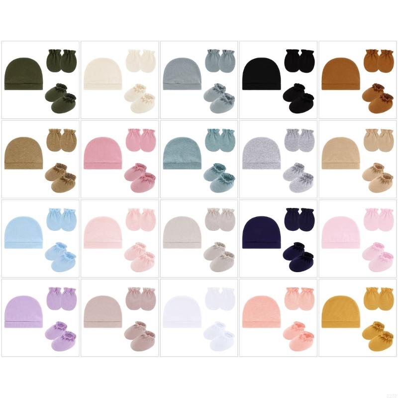 Baby Mittens Scratch - Guanti per cappelli da neonato leggeri