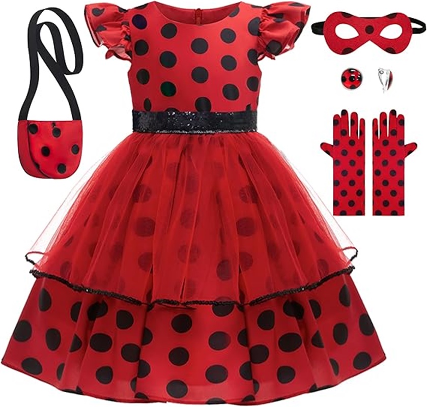 Baby Clothing Size - Costume cosplay per ragazze Abito rosso