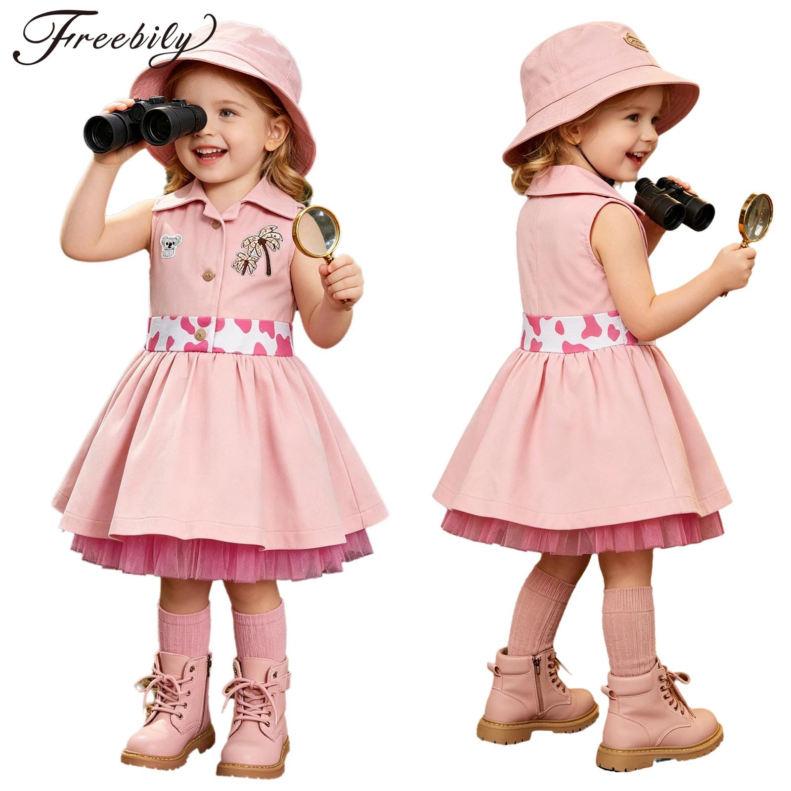 Baby Clothing Dresser - Vestito da Zookeeper per Bambine, Senza