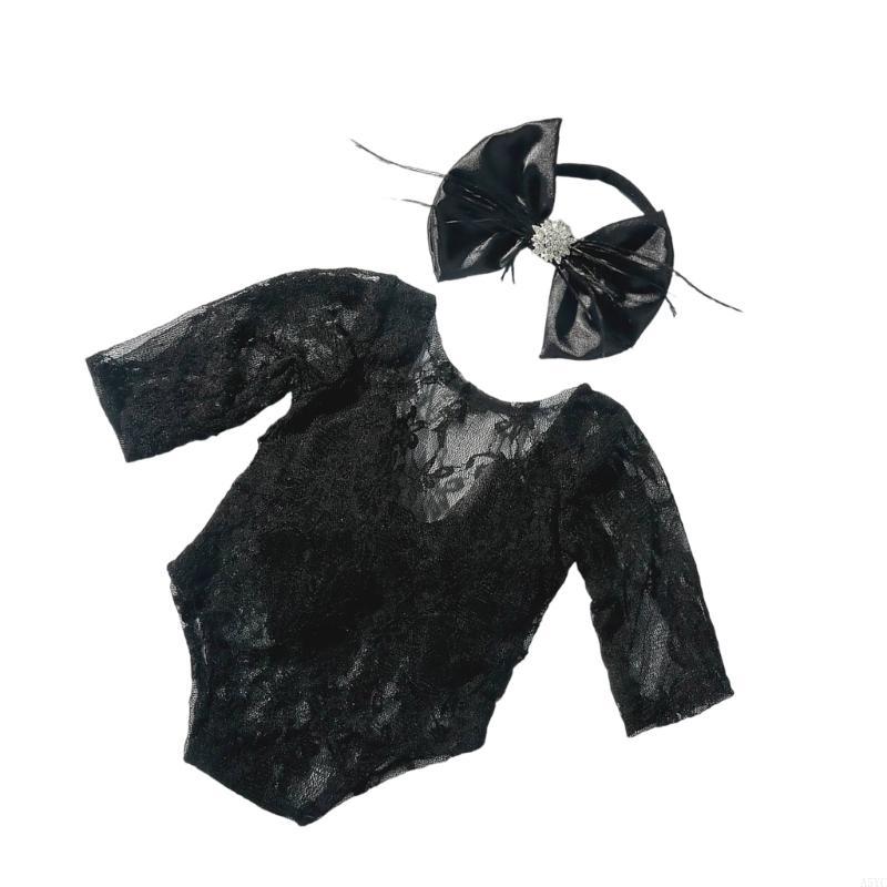 Baby Clothing Unique - A5YC Bellissimo set tutina e fascia
