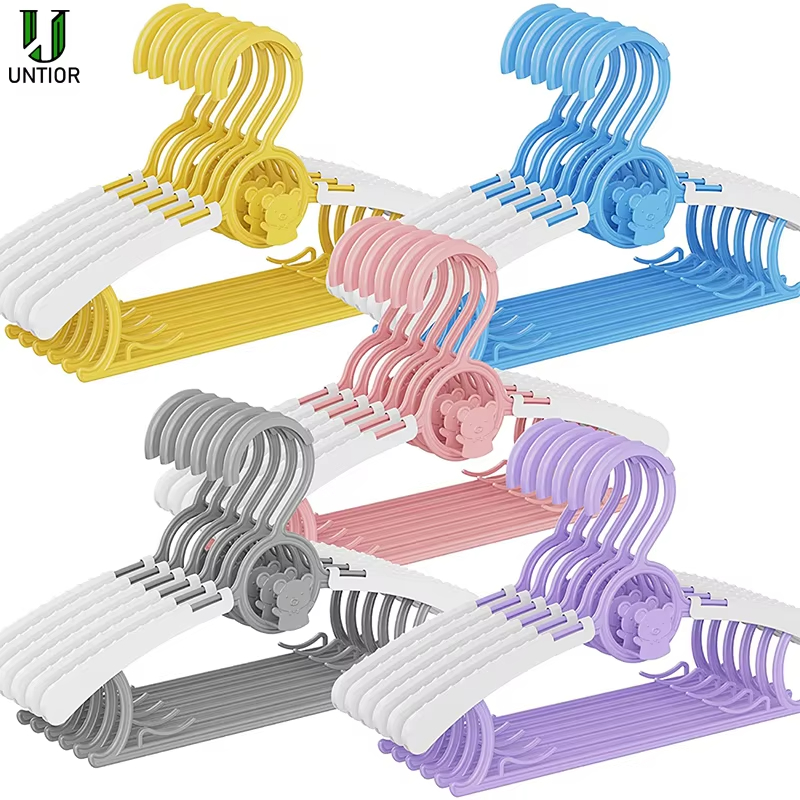 Baby Clothing Hanging Rack - 10 pezzi antiscivolo appendiabiti per bambini