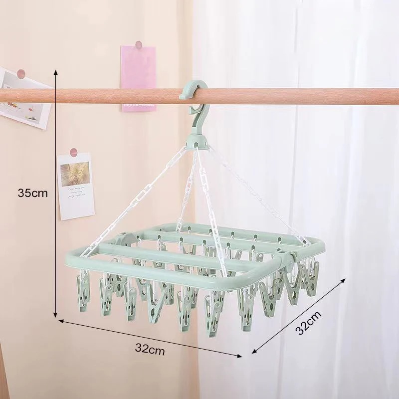 Appendiabiti con 32 clip e app - Baby Clothing Hanging Rack recensione e prezzo
