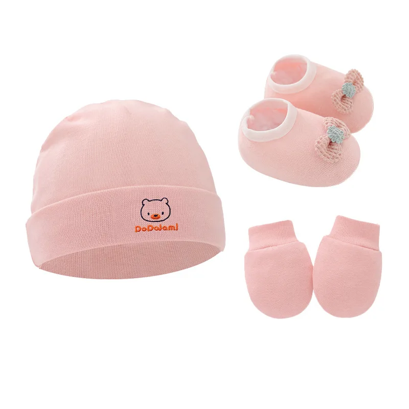 3 Pz/set Cappello Neonato Guan - Baby Mittens Scratch recensione e prezzo