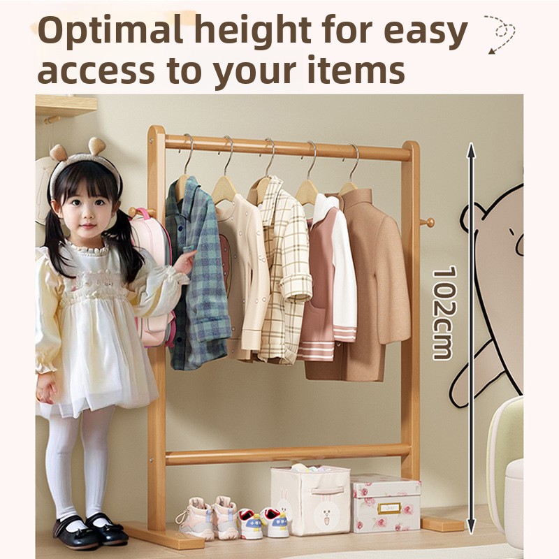 Piccolo portacappelli in bambù - Baby Clothing Hanging Rack recensione e prezzo